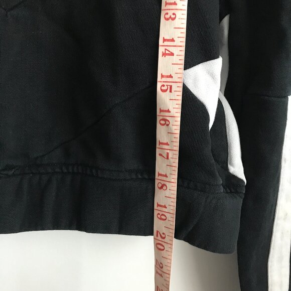 BOY LONDON Sweatshirt Color Block Long Sleeve Crop Pullover Womens S - Picture 6 of 11